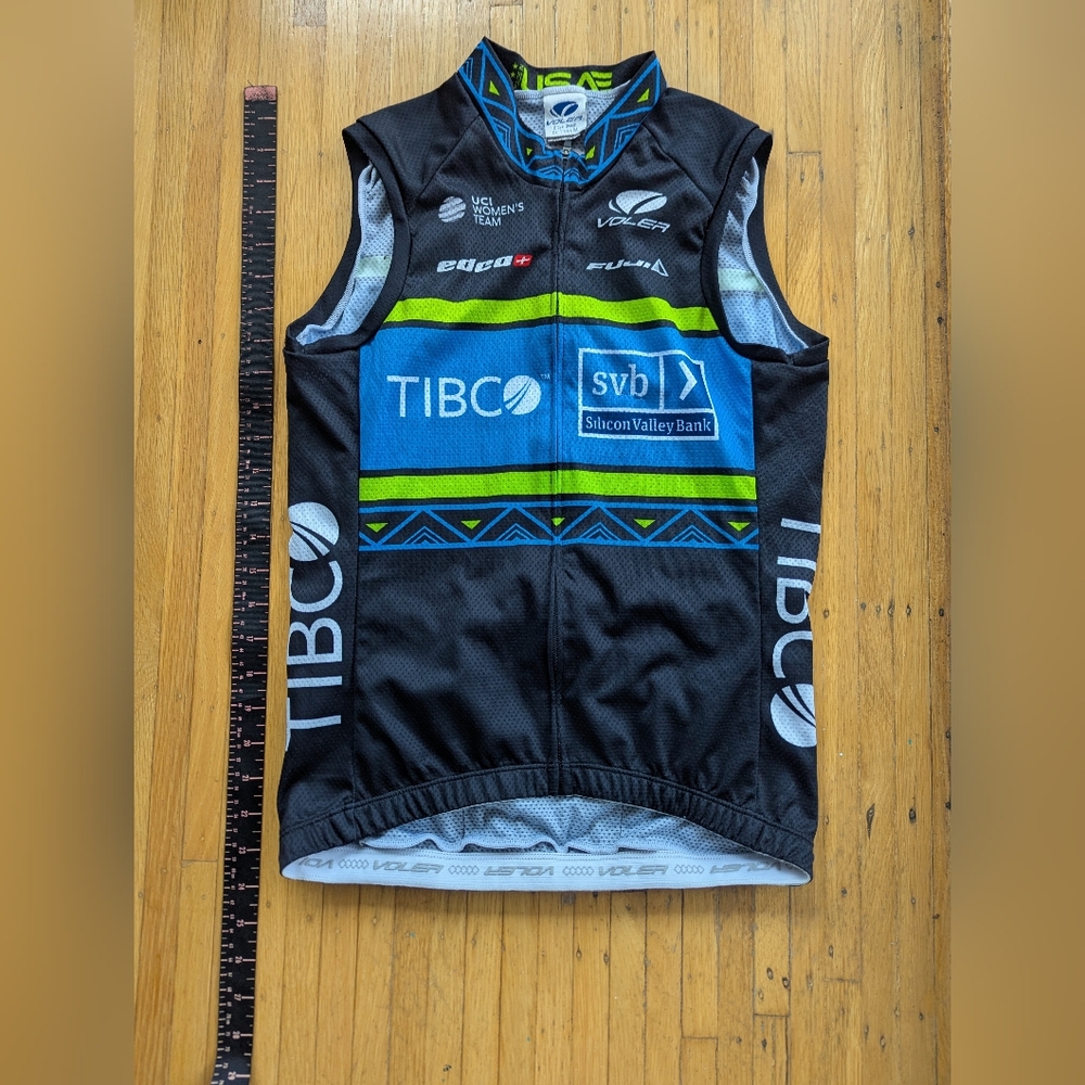Small Womens Voler UCI Cyclist Vest Jacket